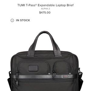 tumi briefcase